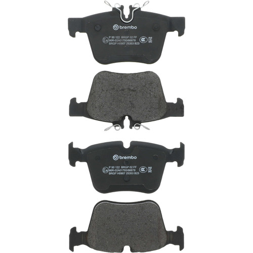 Premium Low-Met OE Equivalent Rear Disc Brake Pad Set | BBBP50122