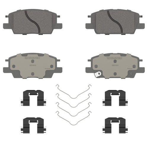 OEX Front Disc Brake Pad Set Premium Ceramic | WAGOEX1913