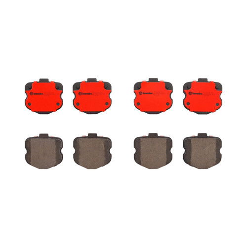 Premium NAO Ceramic OE Equivalent Rear Disc Brake Pad Set | BBBP10067N