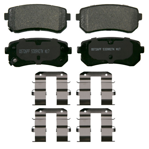QuickStop Rear Disc Brake Pad Set Ceramic | WAGZD1804