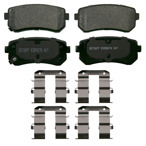 QuickStop Rear Disc Brake Pad Set Ceramic | WAGZD1804