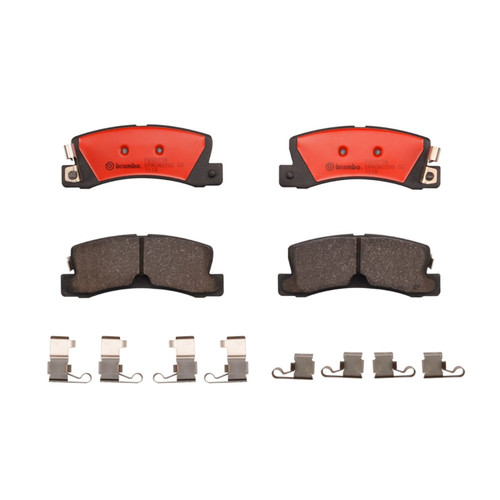 Premium NAO Ceramic OE Equivalent Rear Disc Brake Pad Set | BBBP83015N