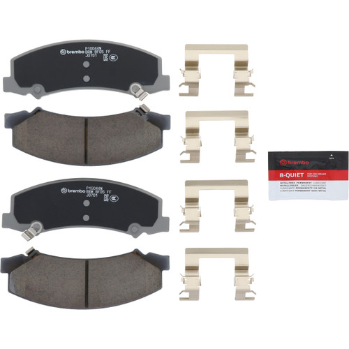 Premium NAO Ceramic OE Equivalent Front Brake Pad Set | BBBP10044N