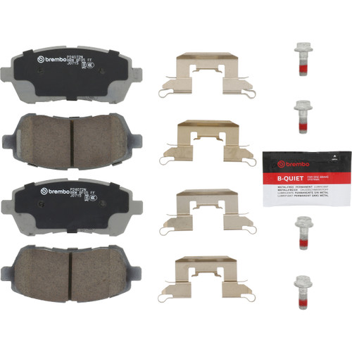 Premium NAO Ceramic OE Equivalent Front Brake Pad Set | BBBP24072N