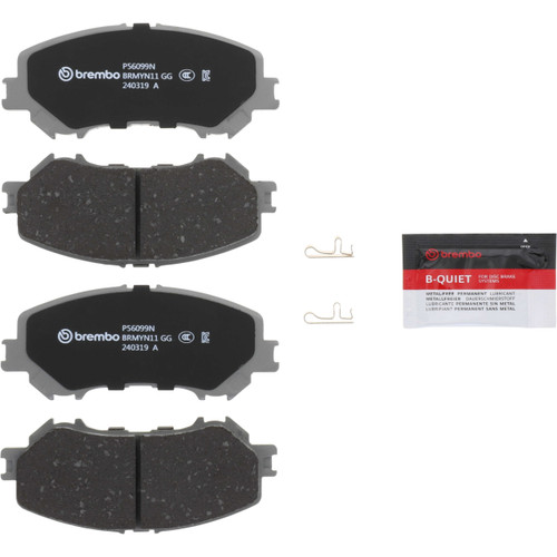 Premium NAO Ceramic OE Equivalent Front Brake Pad Set | BBBP56099N