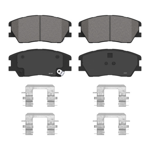 QuickStop Front Disc Brake Pad Set Ceramic | WAGZD2287