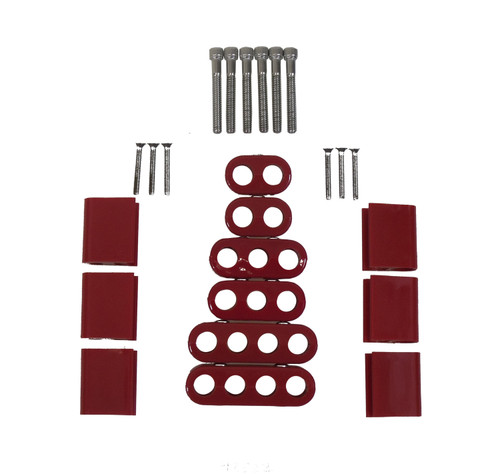 7-8mm Vertical Wire Loom Kit red | TAY42522