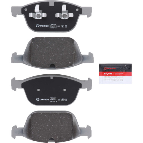 Premium NAO Ceramic OE Equivalent Front Brake Pad Set | BBBP86023N