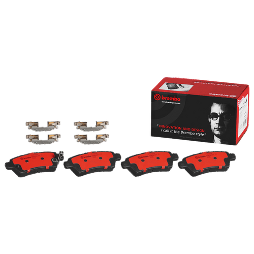 Premium NAO Ceramic OE Equivalent Rear Disc Brake Pad Set | BBBP56060N