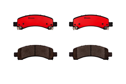Premium NAO Ceramic OE Equivalent Rear Disc Brake Pad Set | BBBP10055N