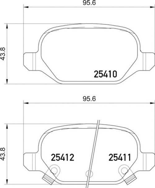 Disc Brake Pad Set | PGD355 020 751