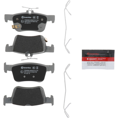 Premium NAO Ceramic OE Equivalent Rear Disc Brake Pad Set | BBBP28089N