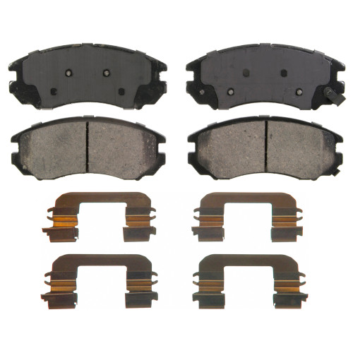 QuickStop Front Disc Brake Pad Set Ceramic | WAGZD1408