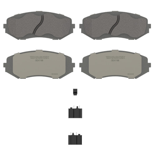 OEX Front Disc Brake Pad Set Premium Ceramic | WAGOEX1188