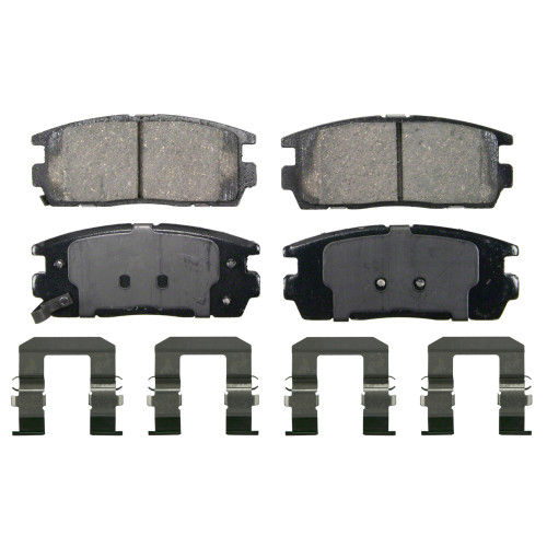 QuickStop Rear Disc Brake Pad Set Ceramic | WAGZD1275