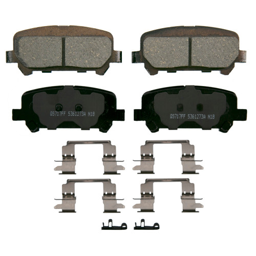 QuickStop Rear Disc Brake Pad Set Ceramic | WAGZD1806