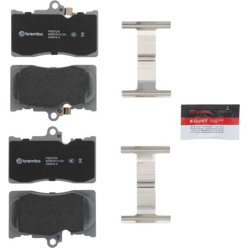 Premium NAO Ceramic OE Equivalent Front Brake Pad Set | BBBP83072N