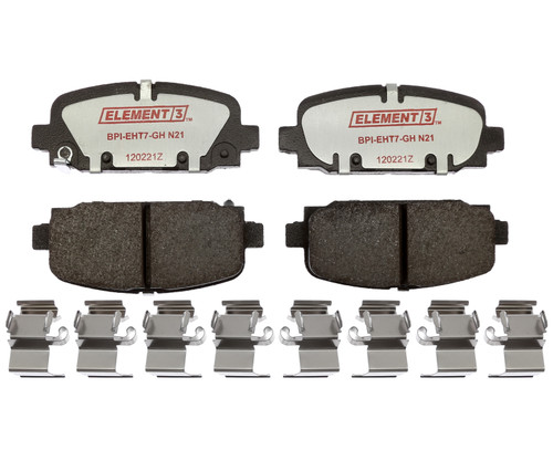 Element3 Hybrid Technology Rear Disc Brake Pad Set | RAYEHT2081H