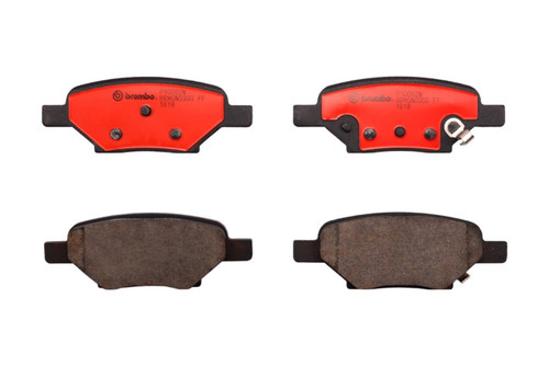 Premium NAO Ceramic OE Equivalent Rear Disc Brake Pad Set | BBBP10062N