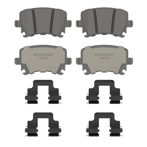 OEX Rear Disc Brake Pad Set Premium Semi-Metallic | WAGOEX1108