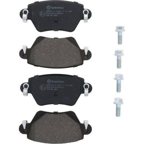 Premium Low-Met OE Equivalent Rear Disc Brake Pad Set | BBBP24059