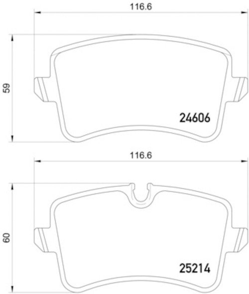 Disc Brake Pad Set | PGD355 016 061
