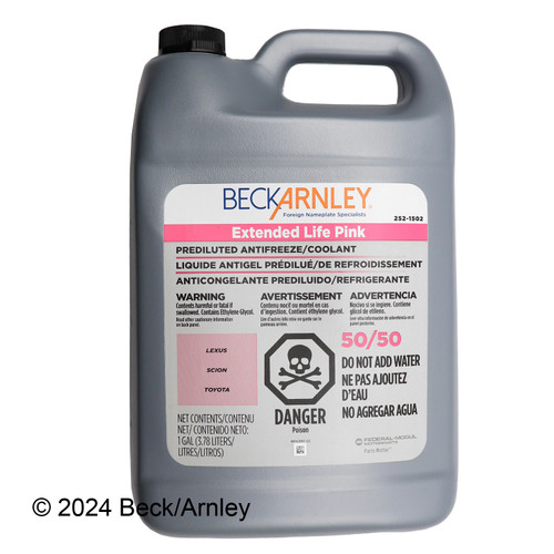 Premium Extended Life Premixed Antifreeze/Coolant (Pink) - 4L | BEC252-1502