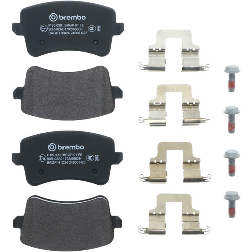 Premium Low-Met OE Equivalent Rear Disc Brake Pad Set | BBBP85099