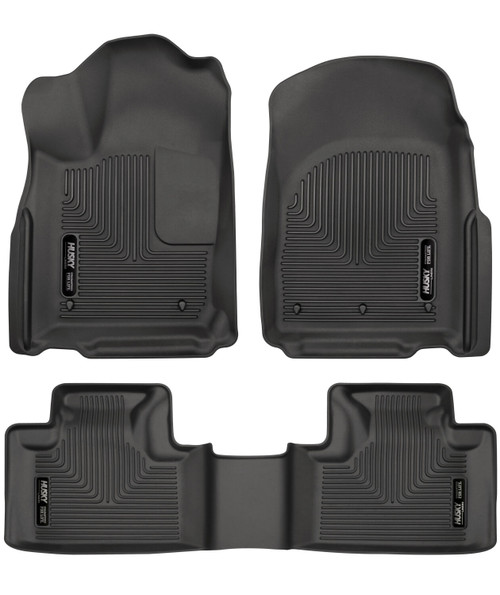 Weatherbeater - Front & 2nd Seat Floor Liners, Black | 98H99051