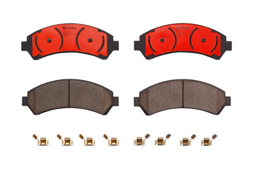 Premium NAO Ceramic OE Equivalent Front Brake Pad Set | BBBP10016N