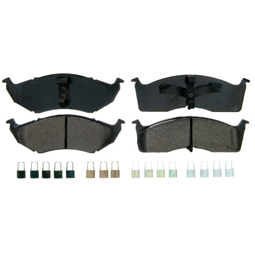 QuickStop Front Disc Brake Pad Set Semi-Metallic | WAGZX642