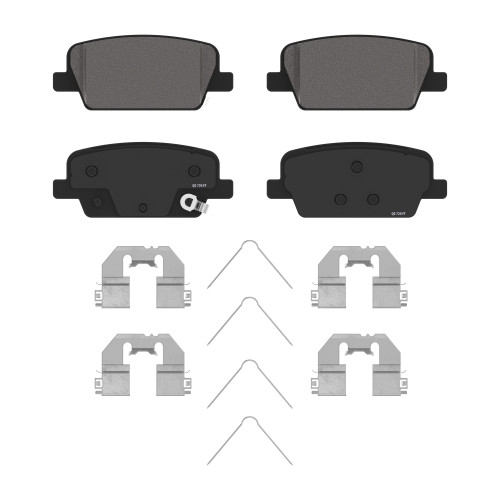 QuickStop Rear Disc Brake Pad Set Ceramic | WAGZD2199