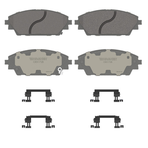 OEX Front Disc Brake Pad Set Premium Ceramic | WAGOEX1728