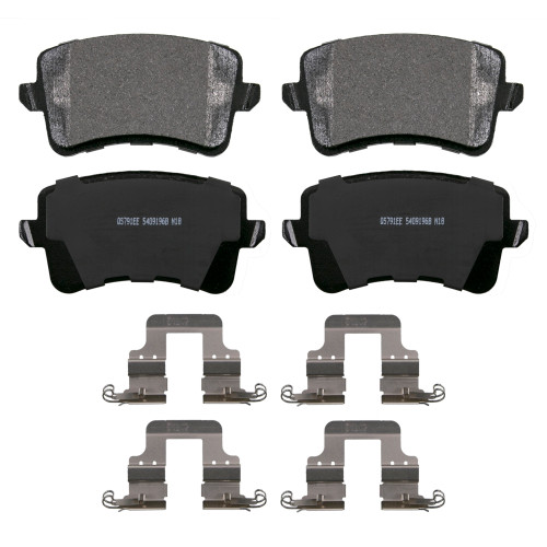 QuickStop Rear Disc Brake Pad Set Semi-Metallic | WAGZX1386