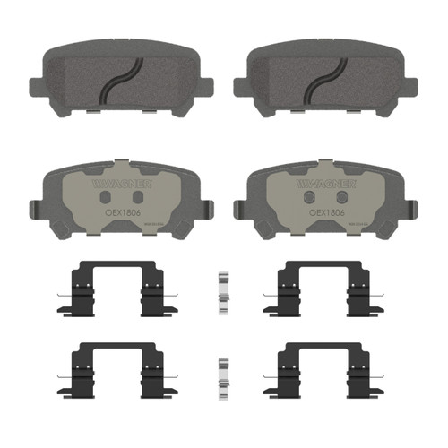 OEX Rear Disc Brake Pad Set Premium Ceramic | WAGOEX1806