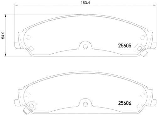 Disc Brake Pad Set | PGD355 020 541