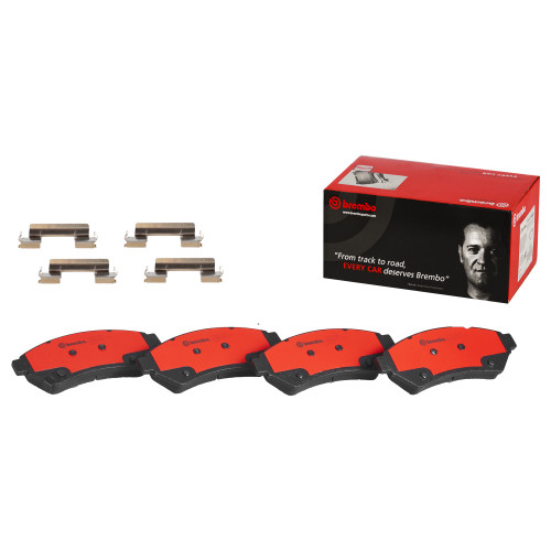 Premium NAO Ceramic OE Equivalent Front Brake Pad Set | BBBP10033N