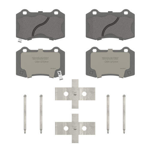 OEX Rear Disc Brake Pad Set Premium Semi-Metallic | WAGOEX1270AM