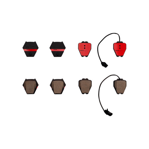 Premium NAO Ceramic OE Equivalent Front Brake Pad Set | BBBP85067N