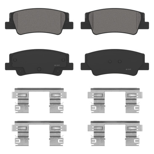 QuickStop Rear Disc Brake Pad Set Ceramic | WAGZD2299