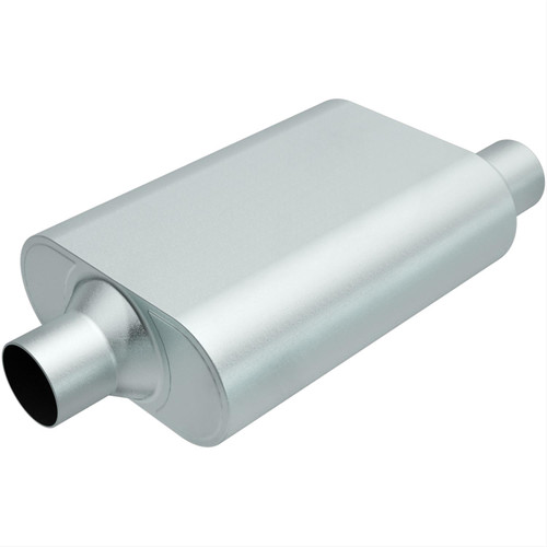 Exhaust Muffler 2.5" Inlet (ID) 2.5" Outlet (ID), Aluminized Chambered - Center/Offset | 25KR22542