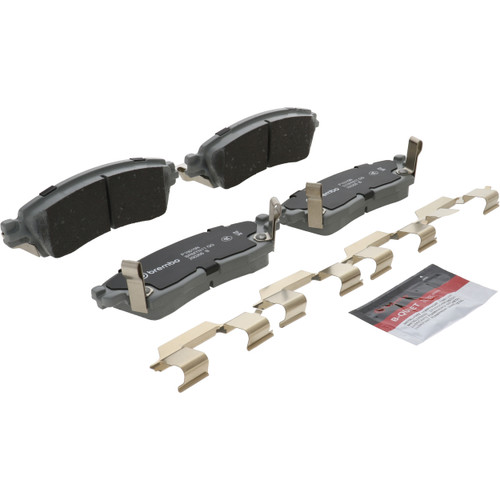 Premium NAO Ceramic OE Equivalent Rear Disc Brake Pad Set | BBBP10010N