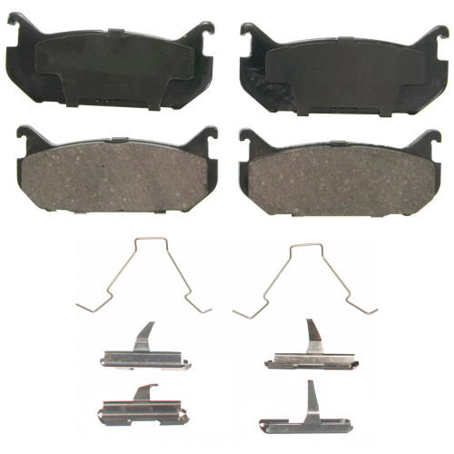 QuickStop Rear Disc Brake Pad Set Ceramic | WAGZD584