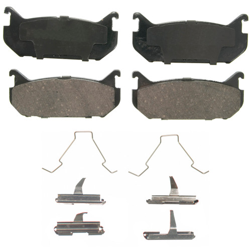 QuickStop Rear Disc Brake Pad Set Ceramic | WAGZD584