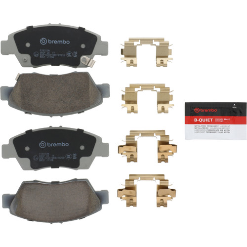 Premium NAO Ceramic OE Equivalent Front Brake Pad Set | BBBP28023N