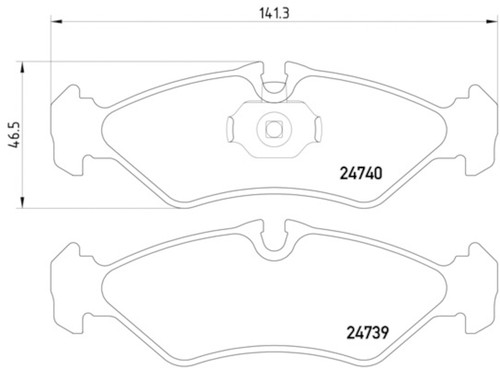 Disc Brake Pad Set | PGD355 014 421