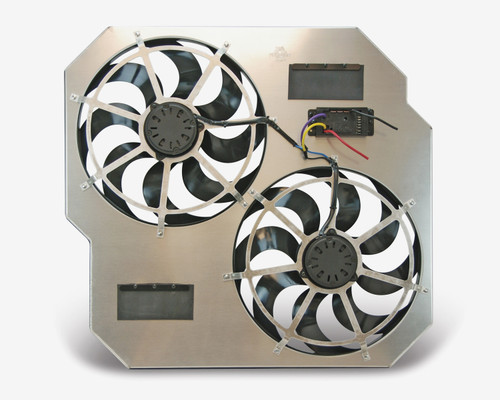 Fan Electric 15 dual shrouded puller w/ variable speed control | 346104641