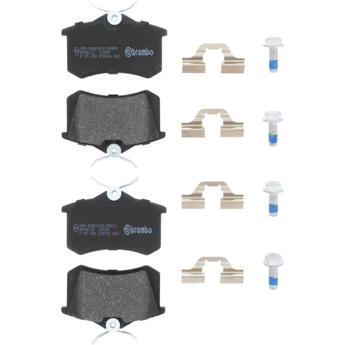 Premium Low-Met OE Equivalent Rear Disc Brake Pad Set | BBBP85020