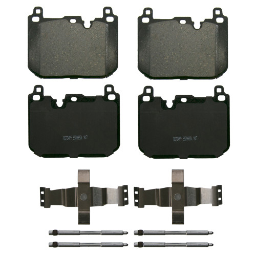 QuickStop Front Disc Brake Pad Set Ceramic | WAGZD1875