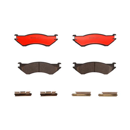 Premium NAO Ceramic OE Equivalent Front Brake Pad Set | BBBP18003N